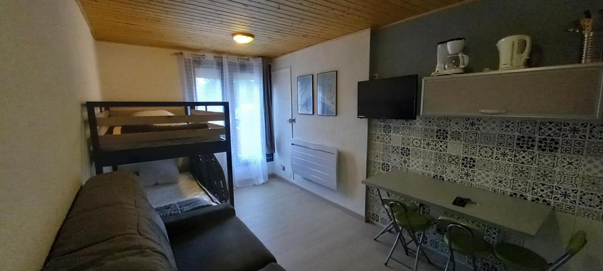 Studio Au Pied Des Pistes Bolquere Bagian luar foto